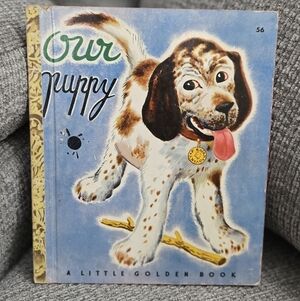 Our Puppy "B" Edition 1948 A Little Golden Book